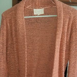 Heavy cardigan sweater